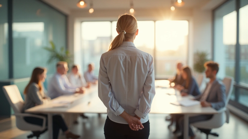 Modern vergaderruimte met natuurlijk licht en professionele inrichting